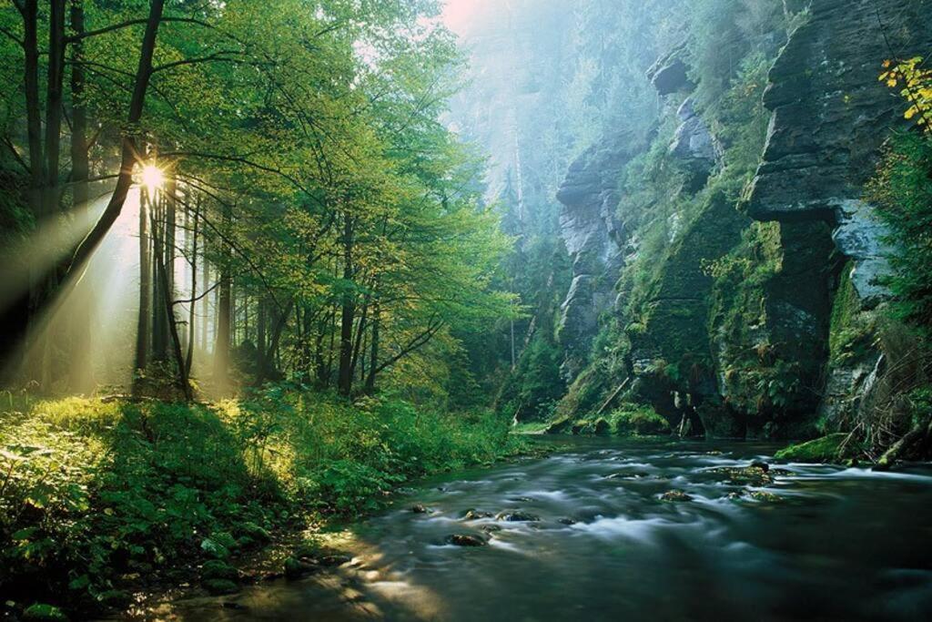 Brana Do Ceskeho Svycarska - Raj Cyklostezek Stare Krecany Exterior foto